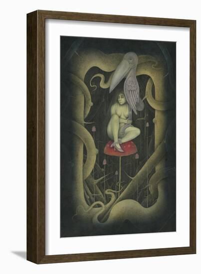 A BIRD IN THE HAND-Wayne Anderson-Framed Giclee Print