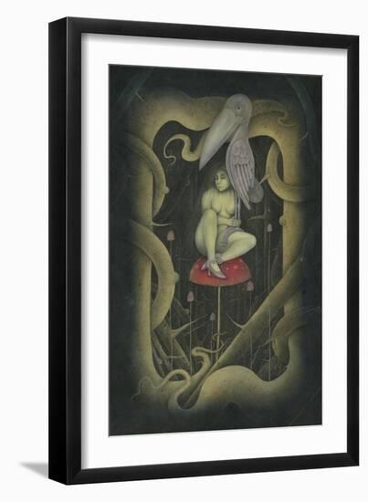 A BIRD IN THE HAND-Wayne Anderson-Framed Giclee Print