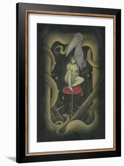 A BIRD IN THE HAND-Wayne Anderson-Framed Giclee Print