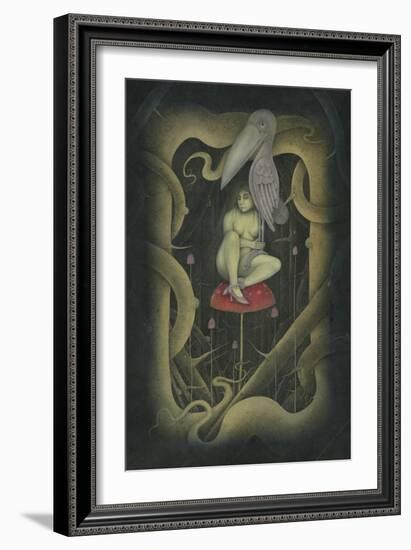 A BIRD IN THE HAND-Wayne Anderson-Framed Giclee Print