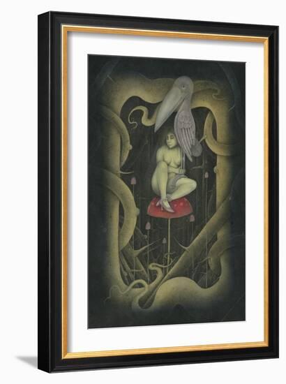 A BIRD IN THE HAND-Wayne Anderson-Framed Giclee Print