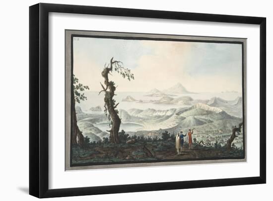 A Bird's Eye View from the Convent of the Camalpoli-Pietro Fabris-Framed Giclee Print