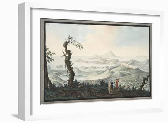 A Bird's Eye View from the Convent of the Camalpoli-Pietro Fabris-Framed Giclee Print