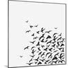 A Birds' Flock-kusuriuri-Mounted Art Print