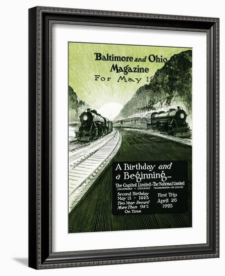 A Birthday and a Beginning-Charles H. Dickson-Framed Giclee Print