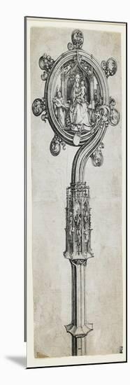 A Bishop's Crozier, C. 1475-1480-Martin Schongauer-Mounted Giclee Print