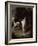 A Black and White Springer Spaniel with a Dead Partridge in a Landscape-John Wootton-Framed Giclee Print