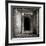 A Black Cat Inside a Window-Luis Beltran-Framed Photographic Print
