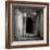 A Black Cat Inside a Window-Luis Beltran-Framed Photographic Print