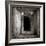 A Black Cat Inside a Window-Luis Beltran-Framed Photographic Print