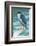 A Black-Crowned Night Heron Fishing, Lei Yu Mai Village, Hong Kong-Richard Wright-Framed Photographic Print