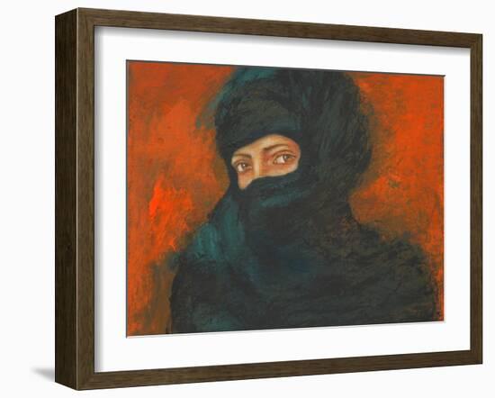 A Black Veil- Troubled Times, 2011-Stevie Taylor-Framed Giclee Print