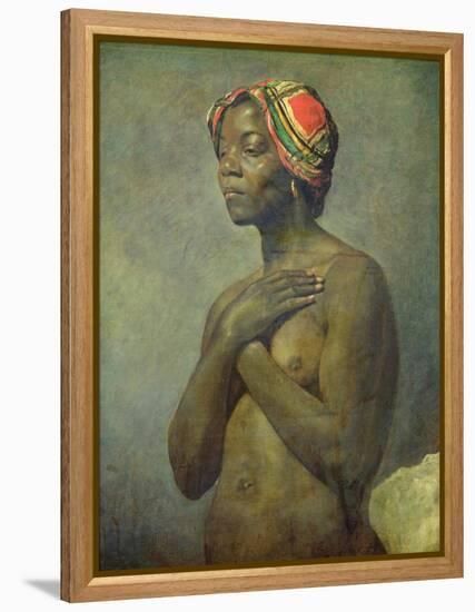 A Black Woman-null-Framed Premier Image Canvas