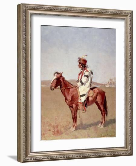 A Blackfoot Indian-Frederic Sackrider Remington-Framed Giclee Print