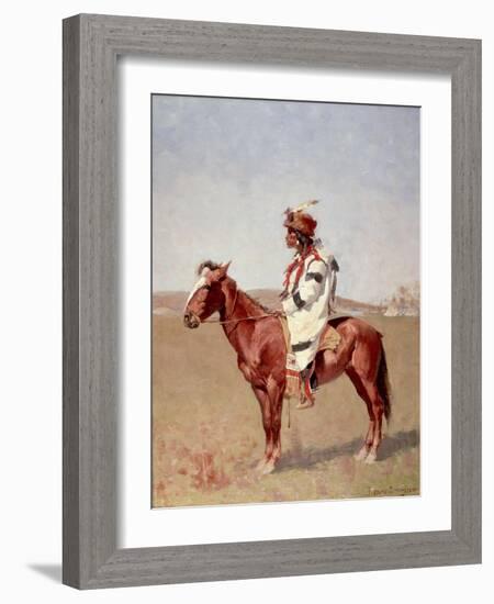 A Blackfoot Indian-Frederic Sackrider Remington-Framed Giclee Print