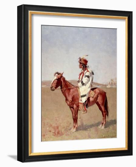 A Blackfoot Indian-Frederic Sackrider Remington-Framed Giclee Print