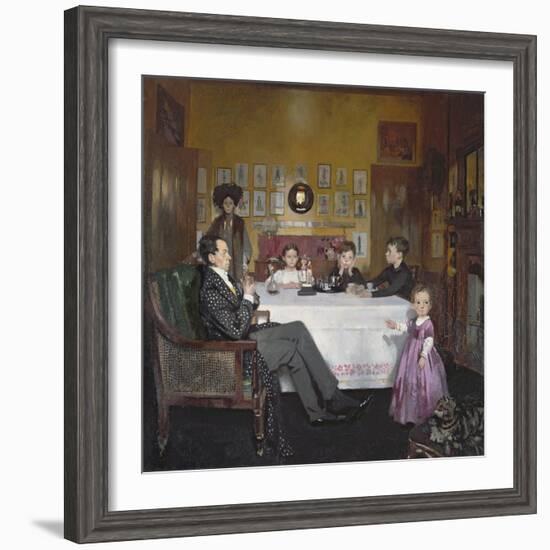 A Bloomsbury Family, 1907-Sir William Orpen-Framed Giclee Print