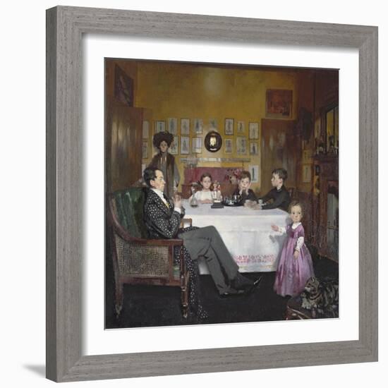 A Bloomsbury Family, 1907-Sir William Orpen-Framed Giclee Print