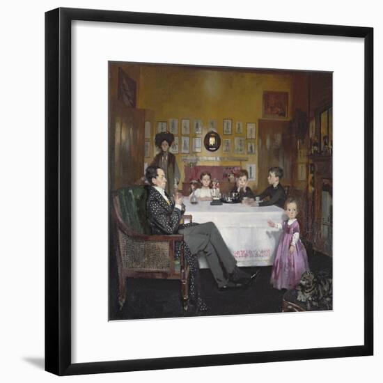A Bloomsbury Family, 1907-Sir William Orpen-Framed Giclee Print