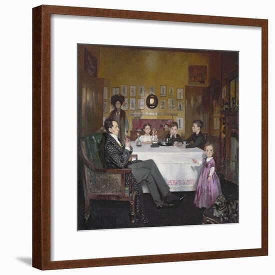 A Bloomsbury Family, 1907-Sir William Orpen-Framed Giclee Print