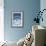 A Blue Candy-Striped Beach House in Costa Nova, Beira Litoral, Portugal-Julian Castle-Framed Photo displayed on a wall