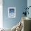 A Blue Candy-Striped Beach House in Costa Nova, Beira Litoral, Portugal-Julian Castle-Framed Photo displayed on a wall