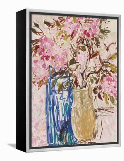 A Blue Door-Lilia Orlova Holmes-Framed Stretched Canvas