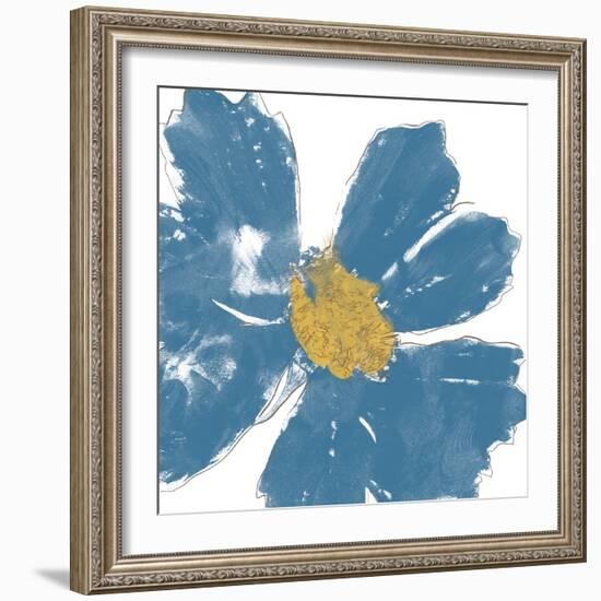 A Blue Greeting II-Alonzo Saunders-Framed Art Print