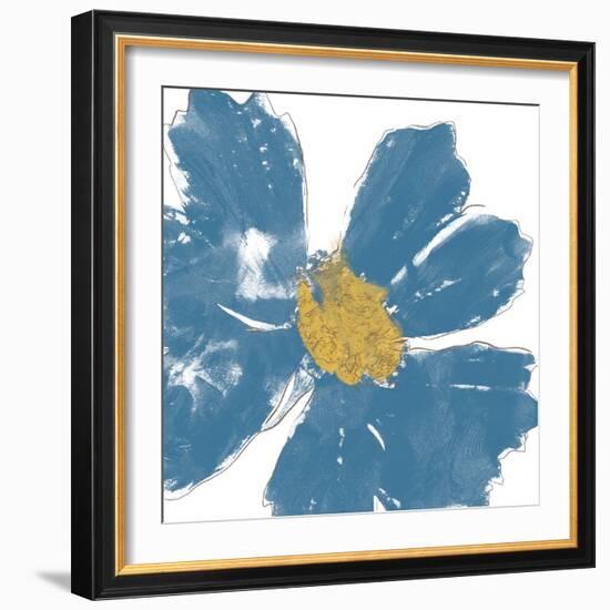 A Blue Greeting II-Alonzo Saunders-Framed Art Print