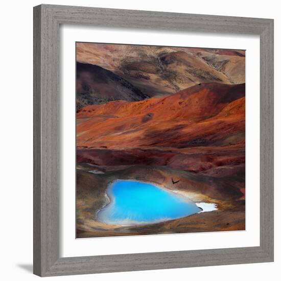 A Blue Heart-Bj Yang-Framed Photographic Print