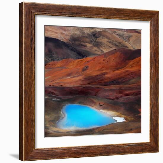 A Blue Heart-Bj Yang-Framed Photographic Print