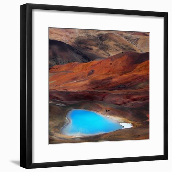 A Blue Heart-Bj Yang-Framed Photographic Print