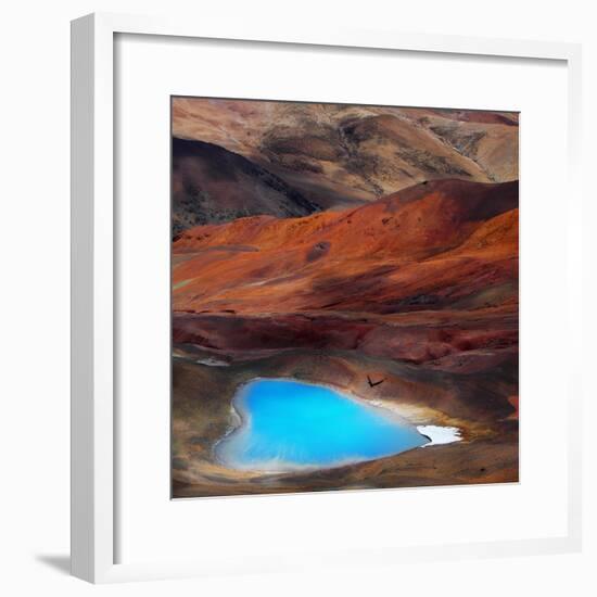 A Blue Heart-Bj Yang-Framed Photographic Print