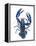 A Blue Lobster-Isabelle Brent-Framed Premier Image Canvas