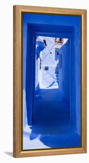 A Blue Passage in Moroccan Town-Steven Boone-Framed Premier Image Canvas
