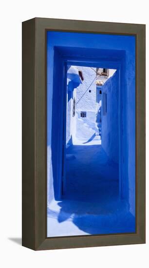 A Blue Passage in Moroccan Town-Steven Boone-Framed Premier Image Canvas