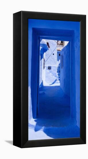 A Blue Passage in Moroccan Town-Steven Boone-Framed Premier Image Canvas