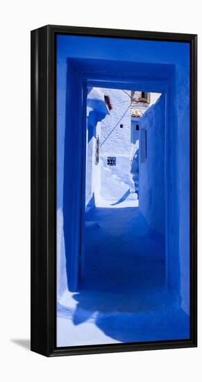 A Blue Passage in Moroccan Town-Steven Boone-Framed Premier Image Canvas