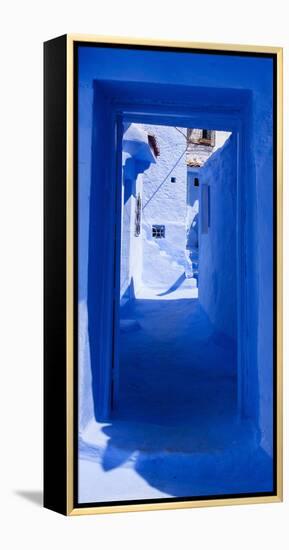 A Blue Passage in Moroccan Town-Steven Boone-Framed Premier Image Canvas