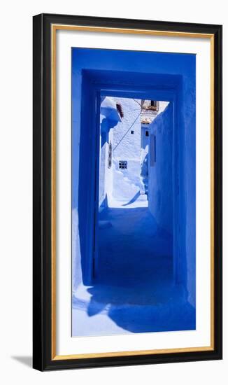 A Blue Passage in Moroccan Town-Steven Boone-Framed Photographic Print