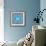 A Blue Water Mandala from Flower Photographs-Alaya Gadeh-Framed Photographic Print displayed on a wall