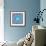 A Blue Water Mandala from Flower Photographs-Alaya Gadeh-Framed Photographic Print displayed on a wall