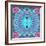 A Blue Water Mandala from Flower Photographs-Alaya Gadeh-Framed Photographic Print