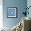 A Blue Water Mandala from Flower Photographs-Alaya Gadeh-Framed Photographic Print displayed on a wall