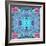 A Blue Water Mandala from Flower Photographs-Alaya Gadeh-Framed Photographic Print