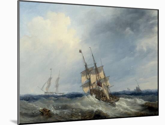 A Blustery Day, 1844-John Wilson Carmichael-Mounted Giclee Print