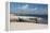 A Boat Sits on Rio Preguicas River Bank Near Lencois Maranhenses National Park-Alex Saberi-Framed Premier Image Canvas