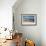 A Boat Sits on Rio Preguicas River Bank Near Lencois Maranhenses National Park-Alex Saberi-Framed Photographic Print displayed on a wall