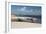 A Boat Sits on Rio Preguicas River Bank Near Lencois Maranhenses National Park-Alex Saberi-Framed Photographic Print