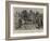 A Body of Police Returning to Berlin with their Prisoners after a Night Raid in the Suburbs-null-Framed Giclee Print